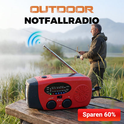 📻⚡【55% discount】Solar-powered emergency radio with power bank, weather alarm, USB, and 7-day battery life. Waterproof and robust for outdoor use/emergencies. 🌞🔋 Secure this unbeatable offer now!