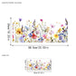 🌼 50% OFF! 🖼️ Colorful bouquet window sticker – LAST DAY – Self-adhesive, removable without residue & sun protection 🌸