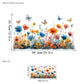 🌼 50% OFF! 🖼️ Colorful bouquet window sticker – LAST DAY – Self-adhesive, removable without residue & sun protection 🌸