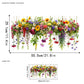 🌼 50% OFF! 🖼️ Colorful bouquet window sticker – LAST DAY – Self-adhesive, removable without residue & sun protection 🌸