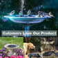 ✨Solar-powered floating fountain, suitable for miniature garden sprinklers, rock gardens, and outdoor ponds✨