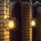 Vintage Metal Solar Lanterns 2PCS Upgraded Hanging Solar Lights Waterproof Outdoor Decorative Lights for Garden Yard Patio Pathway Solar Security Lights