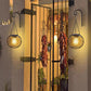 Vintage Metal Solar Lanterns 2PCS Upgraded Hanging Solar Lights Waterproof Outdoor Decorative Lights for Garden Yard Patio Pathway Solar Security Lights
