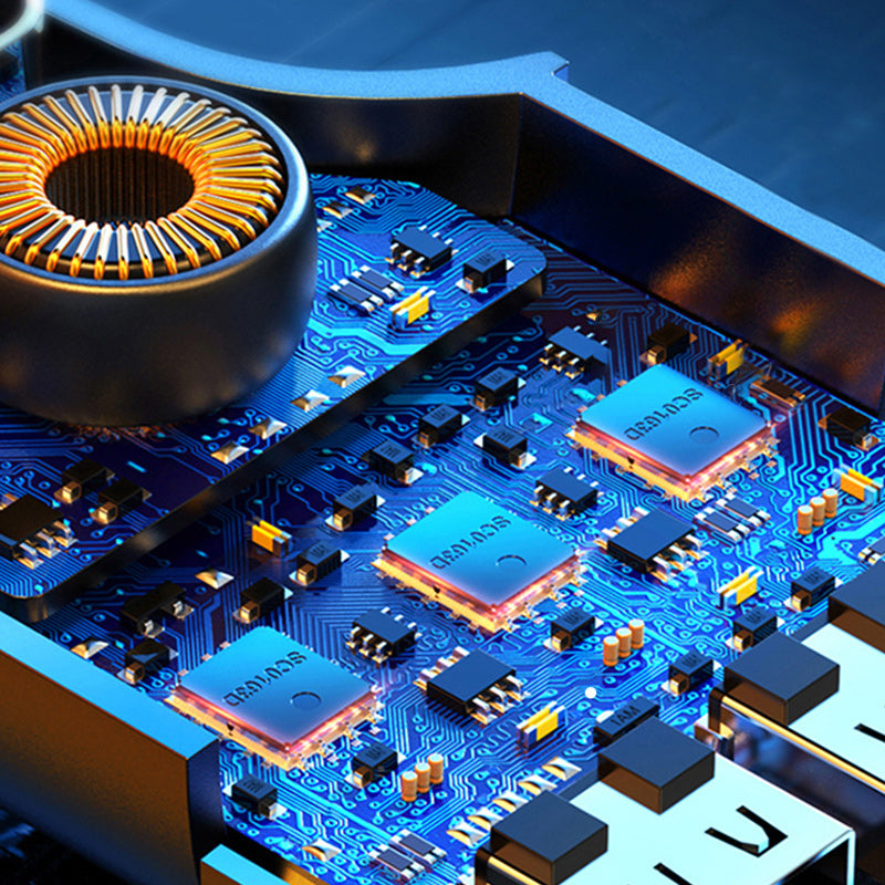 Multifuntional Bluetooth Retractable 120W Fast Car Charger