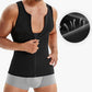 💎 50% OFF! 💎 Men's Flat Stomach Training Vest – Zipper Closure, Targeted Compression & Instant Slimming Effect 💪🔥