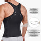💎 50% OFF! 💎 Men's Flat Stomach Training Vest – Zipper Closure, Targeted Compression & Instant Slimming Effect 💪🔥