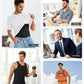 💎 50% OFF! 💎 Men's Flat Stomach Training Vest – Zipper Closure, Targeted Compression & Instant Slimming Effect 💪🔥