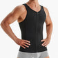 💎 50% OFF! 💎 Men's Flat Stomach Training Vest – Zipper Closure, Targeted Compression & Instant Slimming Effect 💪🔥