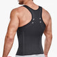 💎 50% OFF! 💎 Men's Flat Stomach Training Vest – Zipper Closure, Targeted Compression & Instant Slimming Effect 💪🔥