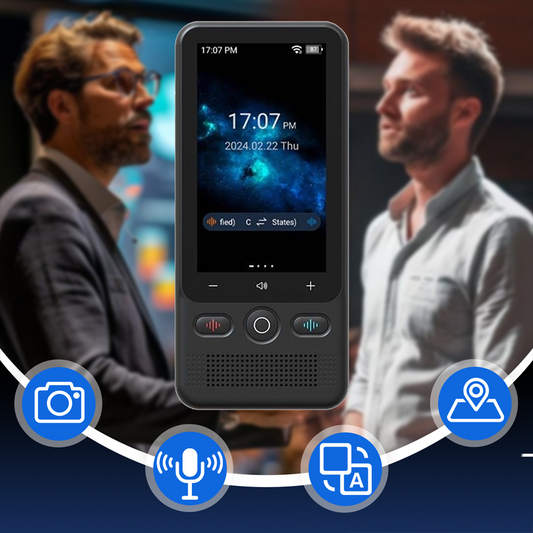 📢📢 35% OFF!! ⏰📲 2-in-1 Portable Translation Device – Real-time translation, 🌍 138 offline languages, 🔋 Ultra-long battery life | Perfect for world travelers ✈️