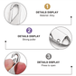 🛠️ 50% OFF NOW! ✨ Removable universal hinge opener – Easy to hold and customizable design, fits most hinges, sturdy metal hooks 🔗📦