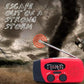 📻⚡【55% discount】Solar-powered emergency radio with power bank, weather alarm, USB, and 7-day battery life. Waterproof and robust for outdoor use/emergencies. 🌞🔋 Secure this unbeatable offer now!