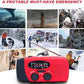 📻⚡【55% discount】Solar-powered emergency radio with power bank, weather alarm, USB, and 7-day battery life. Waterproof and robust for outdoor use/emergencies. 🌞🔋 Secure this unbeatable offer now!