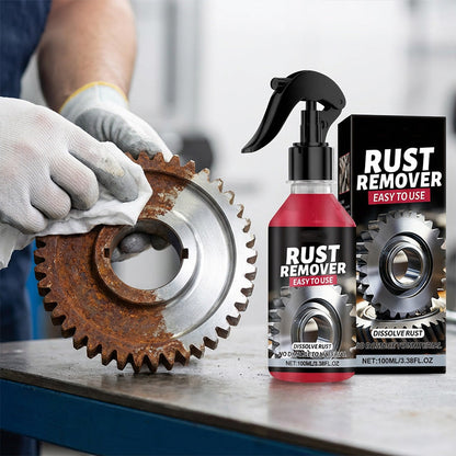 Multi-purpose metal rust remover spray