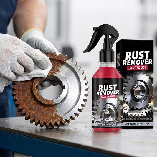 Multi-purpose metal rust remover spray