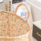 Portable Floral Fabric Storage Basket