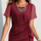 🔥Valentine's Day Sale-30% Off✨Elegant Fashion Solid Color Dress