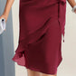 🔥Valentine's Day Sale-30% Off✨Elegant Fashion Solid Color Dress