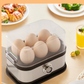 👩‍🍳 Multifunctional egg cooker with transparent lid
