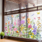 🌼 50% OFF! 🖼️ Colorful bouquet window sticker – LAST DAY – Self-adhesive, removable without residue & sun protection 🌸