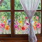 🌼 50% OFF! 🖼️ Colorful bouquet window sticker – LAST DAY – Self-adhesive, removable without residue & sun protection 🌸