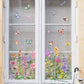 🌼 50% OFF! 🖼️ Colorful bouquet window sticker – LAST DAY – Self-adhesive, removable without residue & sun protection 🌸