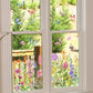 🌼 50% OFF! 🖼️ Colorful bouquet window sticker – LAST DAY – Self-adhesive, removable without residue & sun protection 🌸