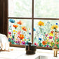 🌼 50% OFF! 🖼️ Colorful bouquet window sticker – LAST DAY – Self-adhesive, removable without residue & sun protection 🌸