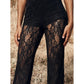 🥳2026 Hot Seller🥳💞 Sales exceeded 50,000! 💥👵👖 46% Off! High-waisted Lace Flared Pants—Elegant And Comfortable, Tummy-friendly Design, Elastic Waistband, Easy To Put On And Take Off. 🌸✨