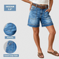 👖 מכנסי ג'ינס ברמודה לנשים | מתיח ונוח עם כיסים מרווחים ✨ | מידות S-3XL ☀️