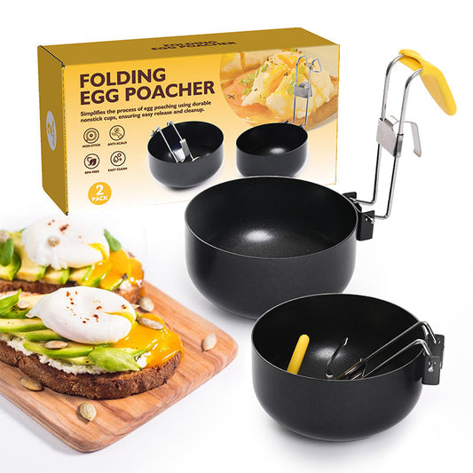 🍳 תבנית ביצה עלומה מתקפלת עם ציפוי מונע הדבקה - ביצים מושלמות בכל פעם! ✨🥚